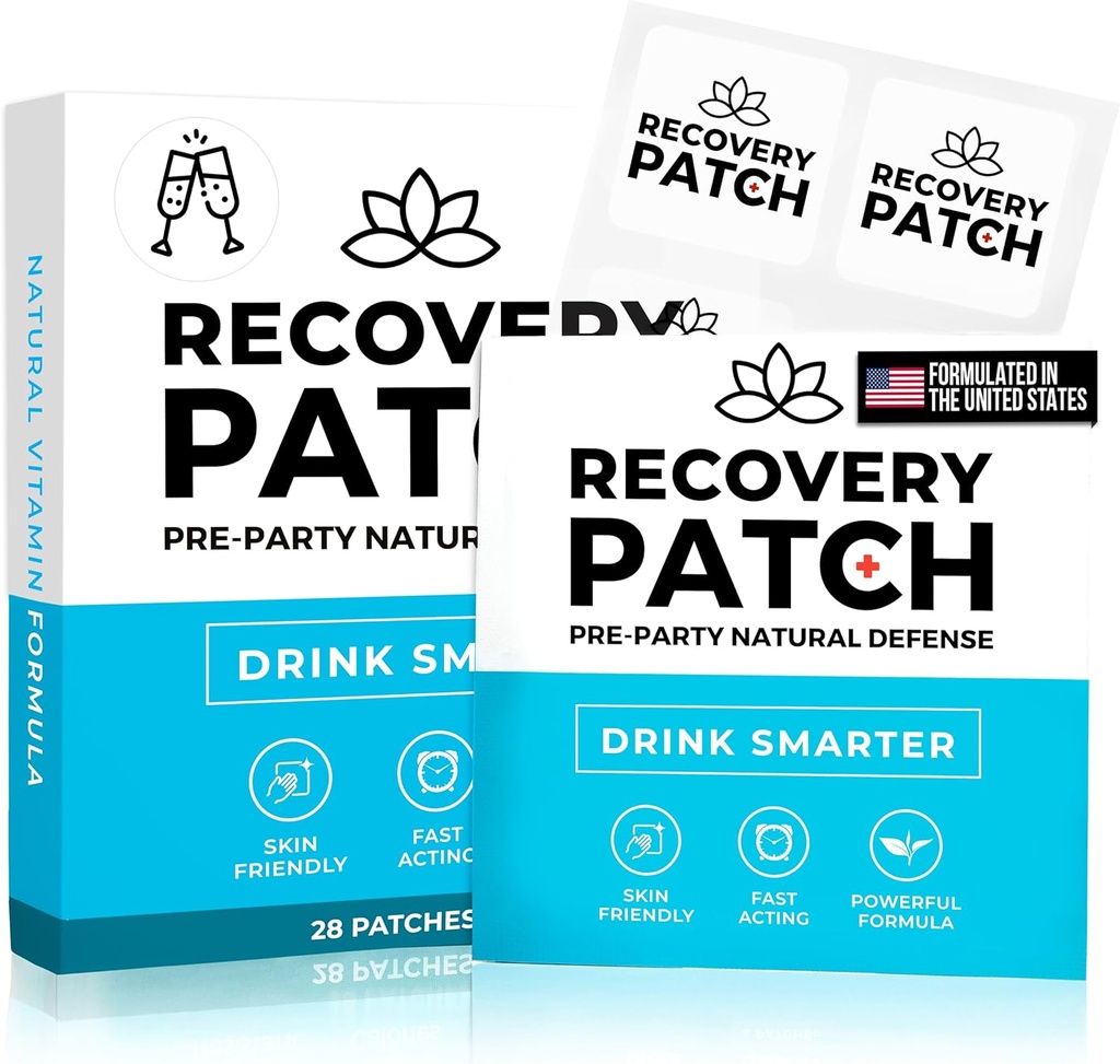 Recovery Patches 84 Pack (Tre 28 Packs) - Vakna upp förfriskad och energiserad med våra 100% naturliga ingredienser Patch - Individuellt insvept, hudvänlig och vattentät - Förbättrad formel