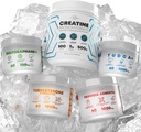 Bundle - Turkesterone & Tongkat Ali + Fadogia Agrestis + Kreatin + Sulforaphane + TUDCA - Boost Stamina, muskeltillväxt, leverhälsa, kognitiv funktion och detox - Tillverkad i USA