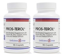 Pros-TEROL (2 flasksats), Prostate Relief med 900 mg Plant Sterols med Pumpkin Seed, Stinging Nettle Root, Ginger Root, Licorice Root Extracts 90 Caplets