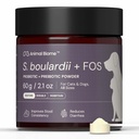 AnimalBiome Pet Probiotics - S. boulardii + FOS Probiotisk och prebiotisk pulver för hundar och katter 60g