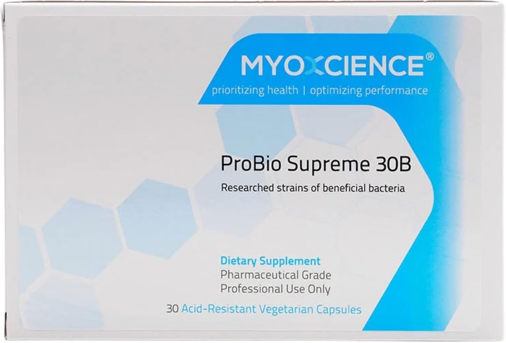 MYOXCIENCE ProBio Supreme (30 miljarder CFU) | 30 Vegetariska kapslar