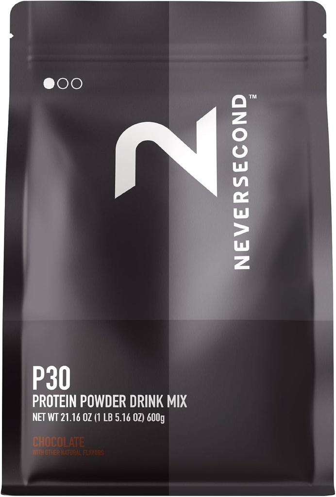 NeverSecond P30 Recovery Drink Mix, High-Performance Protein & Essential Amino Acids Never2 Mix för Marathon Recovery & Support (600g 15-Serving Pack)