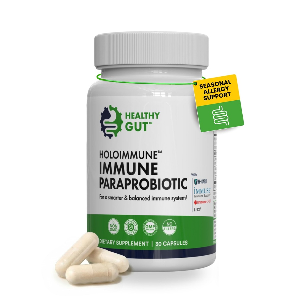 Healthy Gut HoloImmune | Paraprobiotikum med Immuse Immune Support | 30 portioner