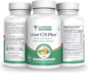 Logos Nutritionals-Liver CS Plus-60 Powerful Liver Detox Formula Veggie Caps-Increasing Glutathione och Lowering Oxidative Stress.
