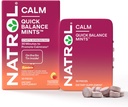 Natrol Quick Balance Calm Mints, Dietary Supplement, Raspberry Lemonade Artificiellt smaksatt, 30 greve, 15 Day Supply