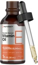 Horbäach Vitamin E Oil | 13 800IU | 1oz | Vegetarisk, icke-GMO och Glutenfri Formel | Naturligtvis källat Liquid Supplement