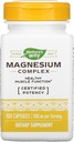 Naturens sätt Premium Magnesiumkomplexttillägg, 500 mg per portion, 100 kapslar