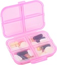 Travel Pill Organizer Small 8 Grid Compartments Pill Holder Box - Portable Medicine Container Case - Daglig Weekly Medication Organizer