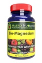 BIO-Magnesium - Premium Magnesium Supplement för: Energi, blodtryck, muskelfunktion, sömn, nervfunktion, blodsockernivåer och mer! - Vegan tabletter (60ct)
