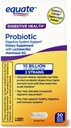 Lika Probiotisk Supplement Digestive System Support - Total Digestive Health Support - Minimerar förstoppning, Diarré, Gas & Bloating -Delayed Release Capsules, 50 Count