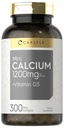 Carlyle Calcium 1200 mg med vitamin D3 | 300 Softgels | Non-GMO och Gluten fri tillägg