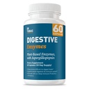 Dr Tobias Digestive Enzymes med Amylase, Bromelain, Lipase, Lactase, Protease, Papain & More, Digestion Supplement med 18 Enzymer för Digestion och Gut Health, 60 kapslar, 30 portioner
