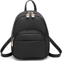 Barsine Mini ryggsäck för kvinnor flickor läder ryggsäckar Casual Small Daypack Shoulder Bag med fickor