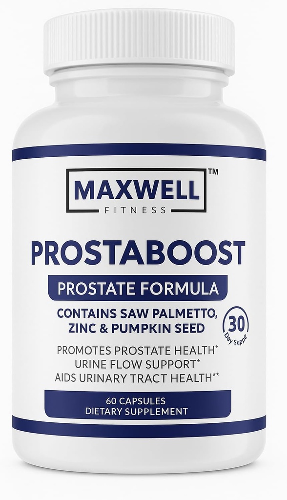 Prostapure for Mens Prostate Support med Saw Palmetto, Zink, Selenium & 19 Herbs - Urinary Flow & Bladder Control Formel, 60 Veggie Caps