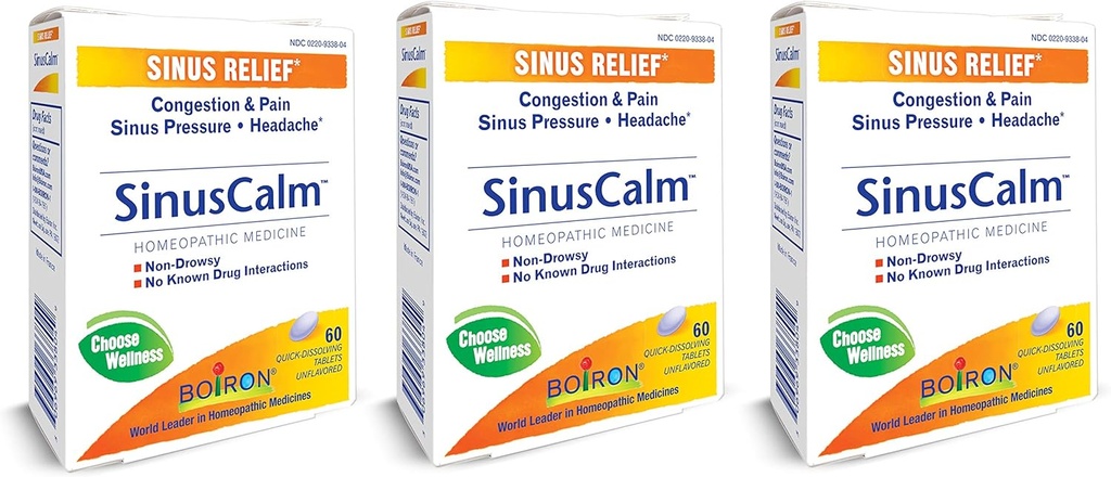Boiron - Sinus Calm Sinus Relief - 1 Each - 60 TAB