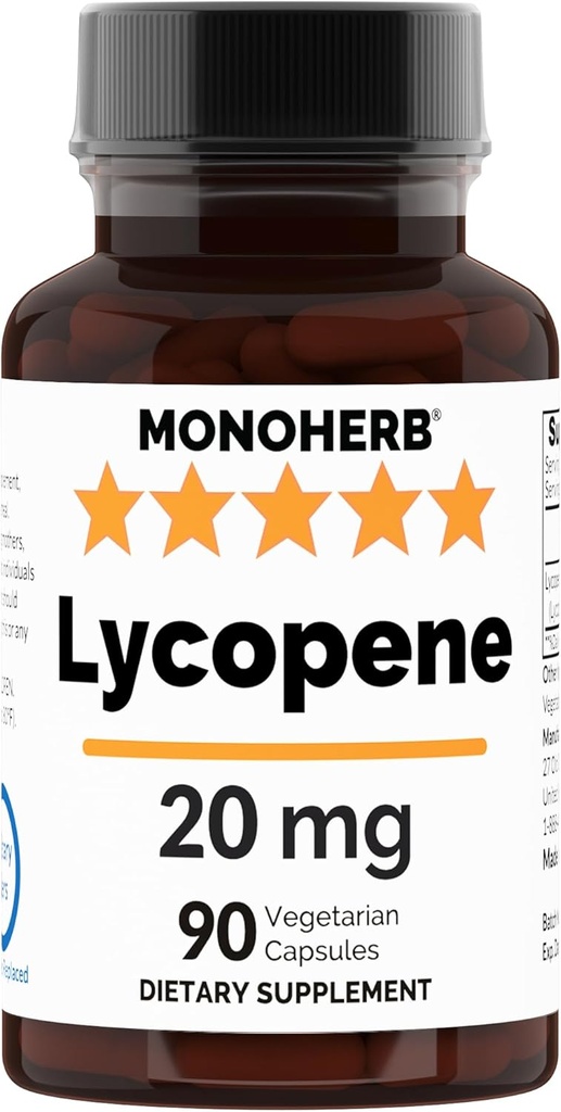 MONOHERB Lycopene 20 mg per kapsel - 90 Veg kapslar