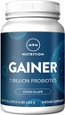 MRM Nutrition Gainer Protein med Probiotics + Postbiotika | Chocolate Flavored | 25g Protein | Whey Concentrate + Isolate + micellär Casein| Långsam + Snabbsmältning | med Digestive enzymer