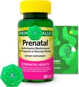 Prenatal Multivitamin/Multimineral 100 tabletter med Bundle Exclusive Vitamins & Minerals - A till Z -Better Ligth & Spring Guide + Weekly Pill Organizer (3 objekt)