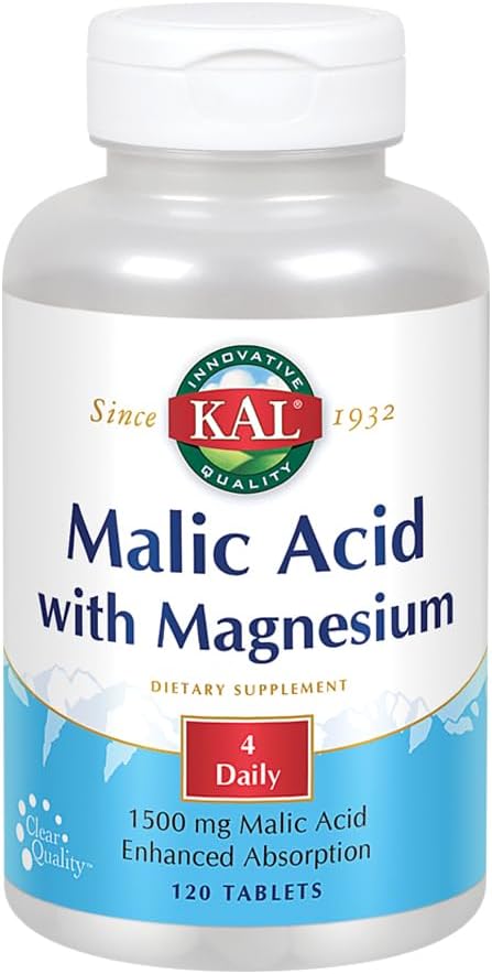Kal Malic Acid med Magnesium tabletter, 120 greve