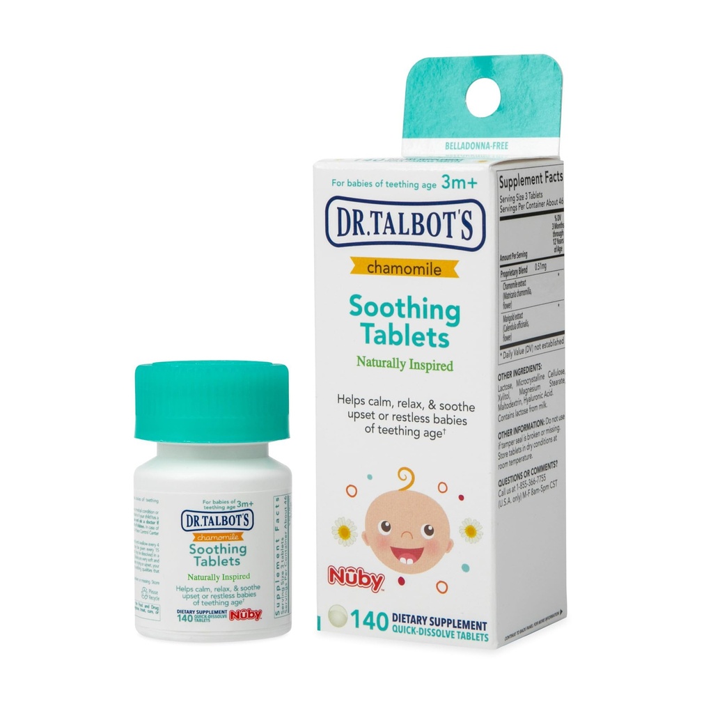 Dr Talbots Chamomile Soothing Tablets, Quick Dissolve, 140 Count