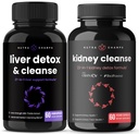 NutraChamps Liver Cleanse Capsules och Kidney Cleanse Capsules 2 Pack Bundle
