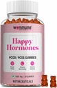 PCOD PCOD Balance Gummies | för regelbundna perioder I hormonell obalans, naturlig graviditet I Inositol befäst hjälp i ansiktshår och akne, fördröjd period - Revitalize, Rebalance, Recharge - Gummies