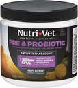 Nutri-Vet Pre & Probiotics for Dogs, Digestive Support, Upset Stomach, Puppy Probiotic, Pet Vitaminer och Supplements, Dog Probiotics, Liver & Cheese Flavor, 120 Soft Chews