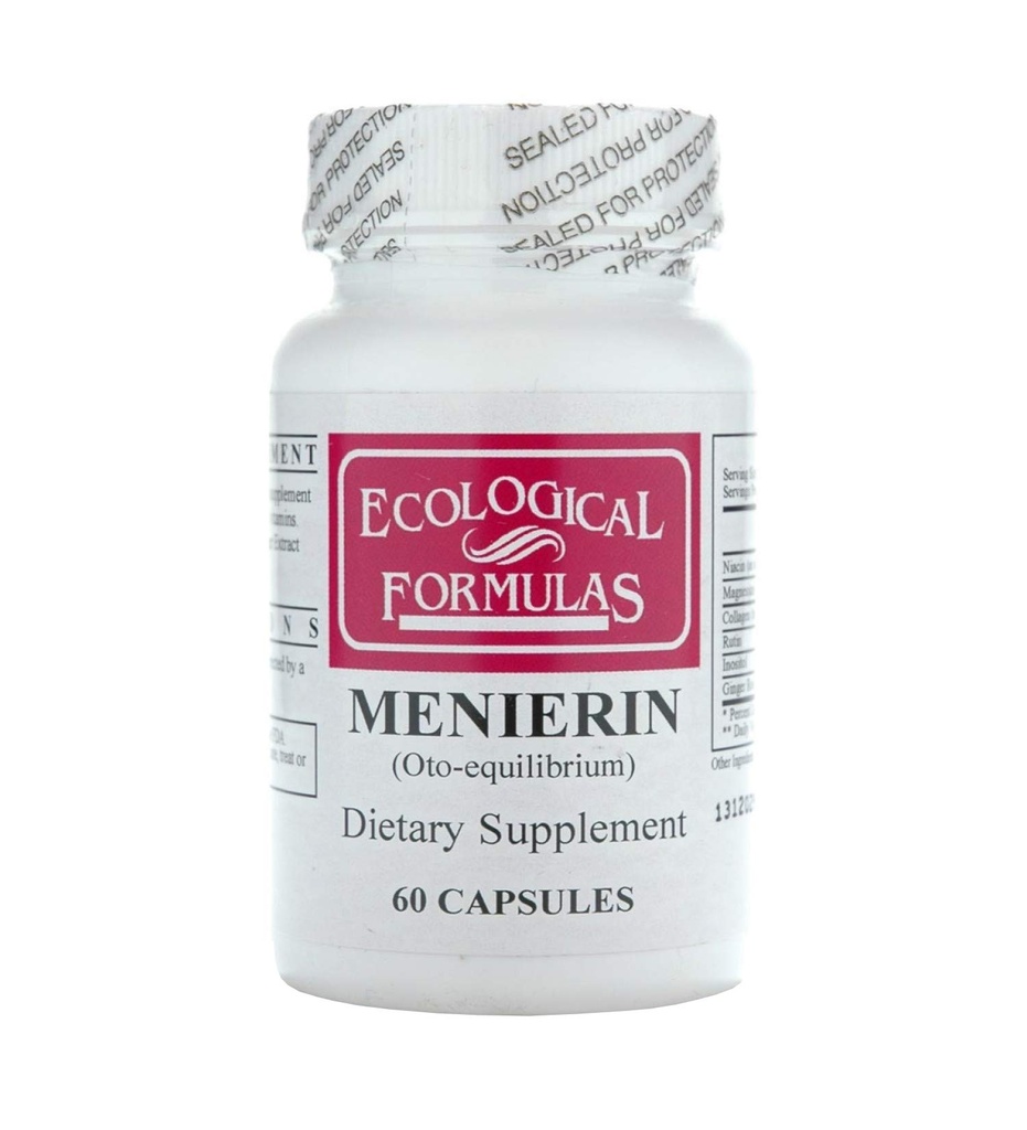 Ekologiska formler Menierin, White, 60 Count