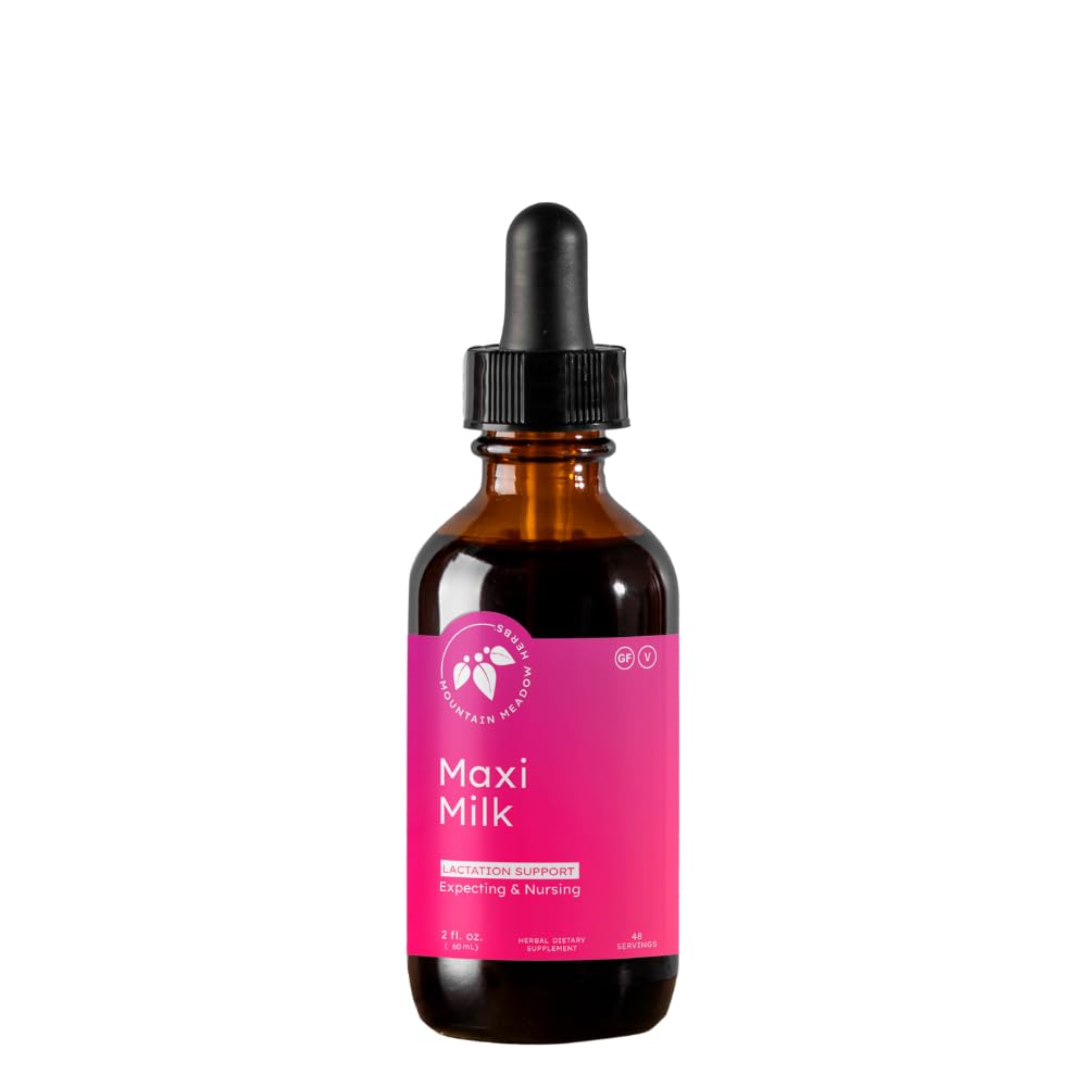 Mountain Meadow Herbs Maxi-Milk- Natural Liquid Lactation Support för att öka bröstmjölkproduktionen snabbt och effektivt för amning mamma - 2 oz