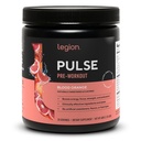 LEGION Pulse Pre Workout - All Natural Nitric Oxide Preworkout Drink för att öka energi, kreatinfri, naturligt sötad, Beta Alanine, Citrulline, Alpha GPC (Blood Orange)