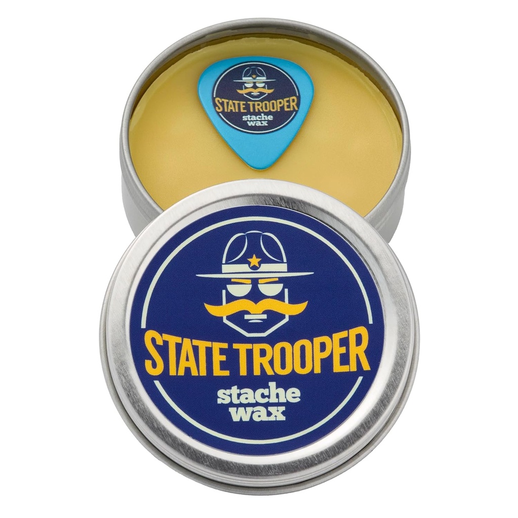 Mustache Wax - Medium Hold - Citrus Scent - Två Ounce Tin