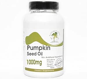 Pumpa Seed Oil 1000mg Emulsified Dry - 200 kapslar - Inga tillsatser - Naturtitionstillägg