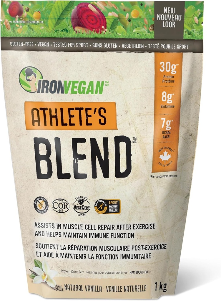 Protein idrottare Blend Vanilla, 1000 GR
