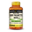 MASON NATURAL Saw Palmetto 500 mg, stöder prostata hälsa och urinfunktion, 90 kapslar