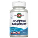 KAL 100% Vegetarisk MSM & Glukosamin - Hälsosamt gemensamt stöd - Vegan Glukosamin och MSM Supplement - Gjord utan Shellfish - Lab Verified - 60-dagars garanti - 60 portioner, 60 tabletter