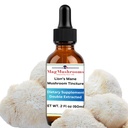 Lion's Mane Tincture, High Potency, Double Extracted, 60 Daily Doses