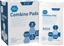 MED PRIDE Nonstick Sterile Abd kombinerar Pads 5x9 i Extra Absorbent kirurgisk klänning för tungt läckage (40 greve)