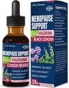 Dietary Supplement Menopause Support Drops, Estroven Menopause Relief Tincture för Hot Flashes & Night Sweats med Black Cohosh, Valerian. 2oz