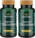 Swanson Cognizin Citicoline 1000 Milligram 60 Veg Capsules (2 Pack)