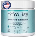 Probiotika för hundar, för Gut Health och Digestive Health, Yeast Balance, Immune Support, Dog Probiotics och Digestive Enzymes, över 1 miljarder CFUs, 60 Soft Chews