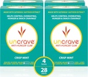 UnCrave Gum - Infunderas med 100% Pure Saffron Extract - Kontrollbehov - Förbättra humör - Vision Health - Crisp Mint (56 bitar)