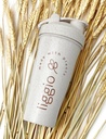 Eco-Friendly Water & Protein Shaker Bottle Made med Wheat Straw Fiber, naturlig