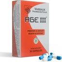 Ålder III - Natural Prostate Health Formel - Serenoa Repens, Pygeum Africanum, Cucurbita Pepo Blend för BPH Relief - Utvidgad prostata