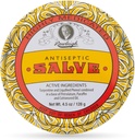 Rawleigh Antiseptic Salve Iconic Yellow Big Tin: 4,5 oz, Natural, Multi-Purpose Ointment Soothes Skin Cuts, Bruises, Irritationer, med Turpentine, Phenol, Cottonseed Oil, Original Formel - Pack med 1
