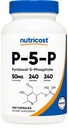 Nutricost P5P Vitamin B6 Supplement 50mg, 240 kapslar (Pyridoxal-5-fosfat) - Vegetarisk vänlig, icke-GMO, Glutenfri