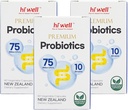 (Pack of 3) Hi Well Premium Probiotics 60Vegetariska kapslar