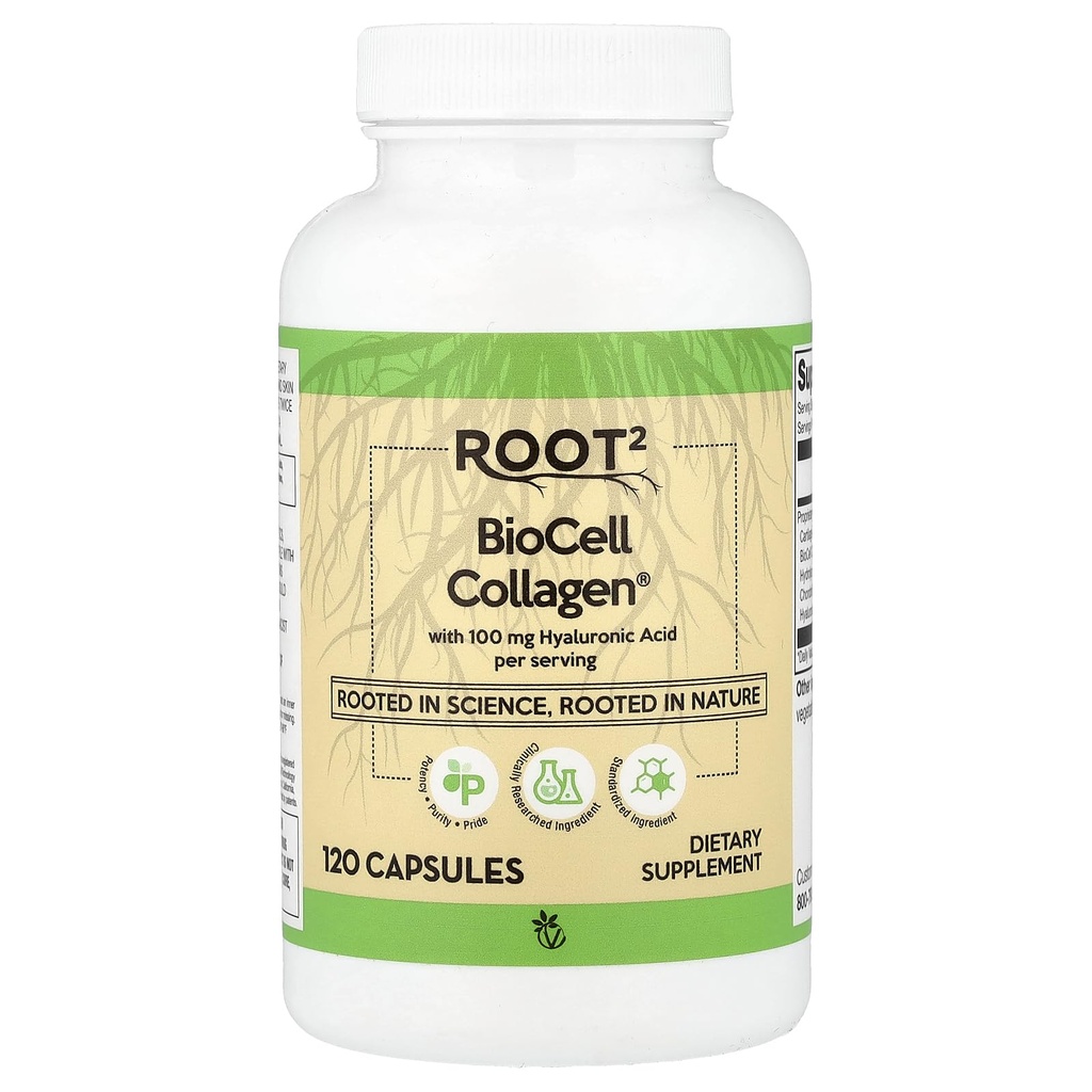 Vitakost Hyaluronsyra med BioCell Collagen II - 100 mg per portion - 120 kapslar