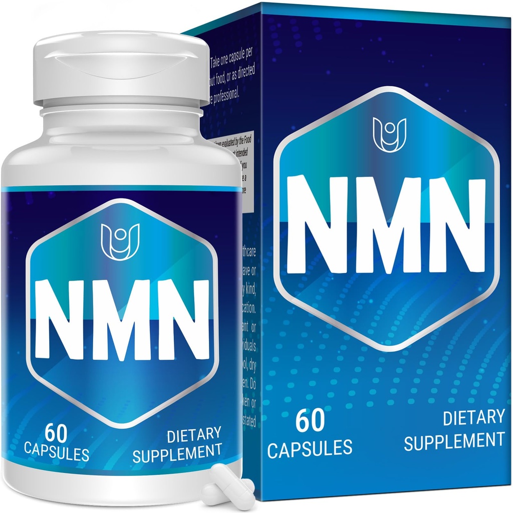 NMNH (Dihydronicotinamide Mononucleotide), NAD Supplement för att öka NAD + nivåer som vi ålder (kan vara mer effektiva än nikotinamid Riboside), NMNH Supplement - 60 kapslar (60 portioner)