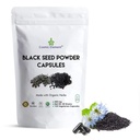 Kosmiskt element 100% ren svart fröpulver kapslar organisk - Vegan Nigella Sativa 450mg svart kumin frön per servering för hälsa - 120 kapslar