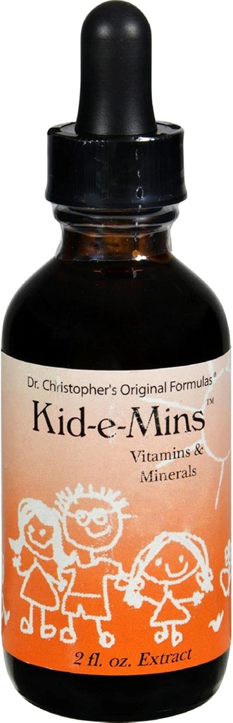 Dr Christophers Kid-e-Mins Vitaminer och Minerals Orange - 2 fl oz